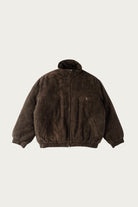 Aviva Jifei Xue - Padded Track Blouson - Carob Linen Velvet - Canoe Club