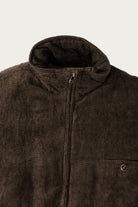 Aviva Jifei Xue - Padded Track Blouson - Carob Linen Velvet - Canoe Club