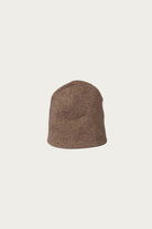 Aviva Jifei Xue - Reversible Beanie - Natural Beige Wool Hemp Knit/Natural Stripe Cotton Jersey - Canoe Club
