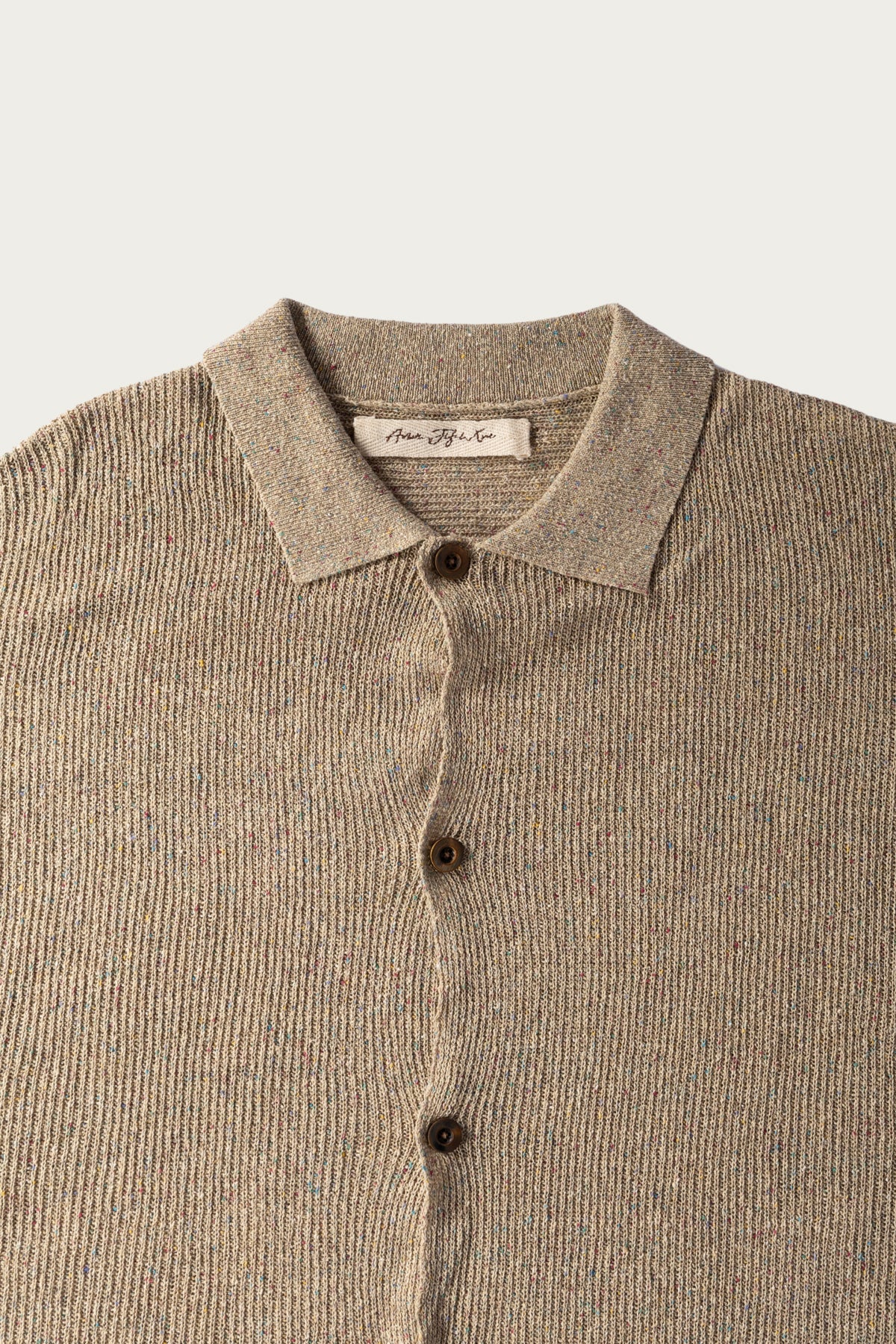 Aviva Jifei Xue - Knit Boxy Shirt - Natural Mix - Canoe Club