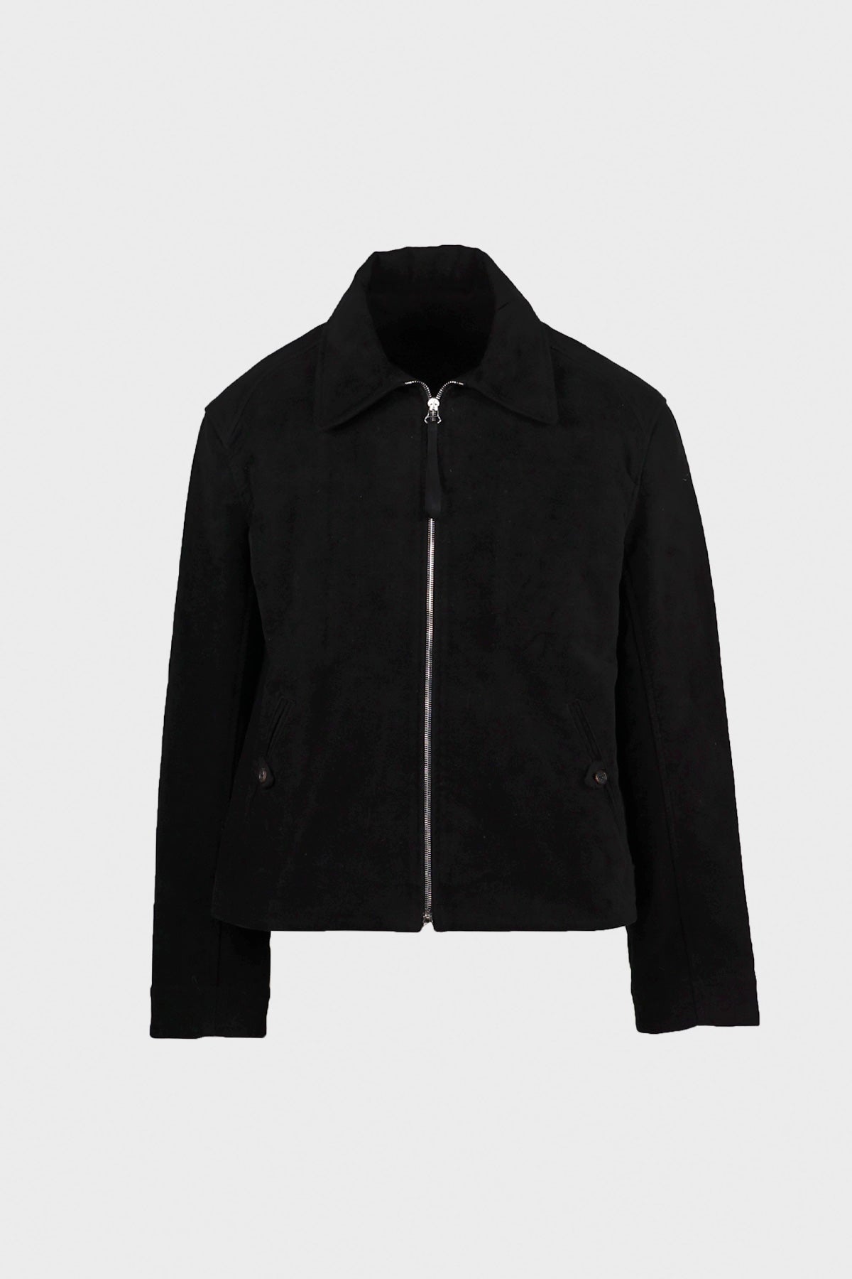 Bardo - Cropped Slow Jacket - Black 13.5oz British Moleskin - Canoe Club