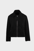 Bardo - Cropped Slow Jacket - Black 13.5oz British Moleskin - Canoe Club