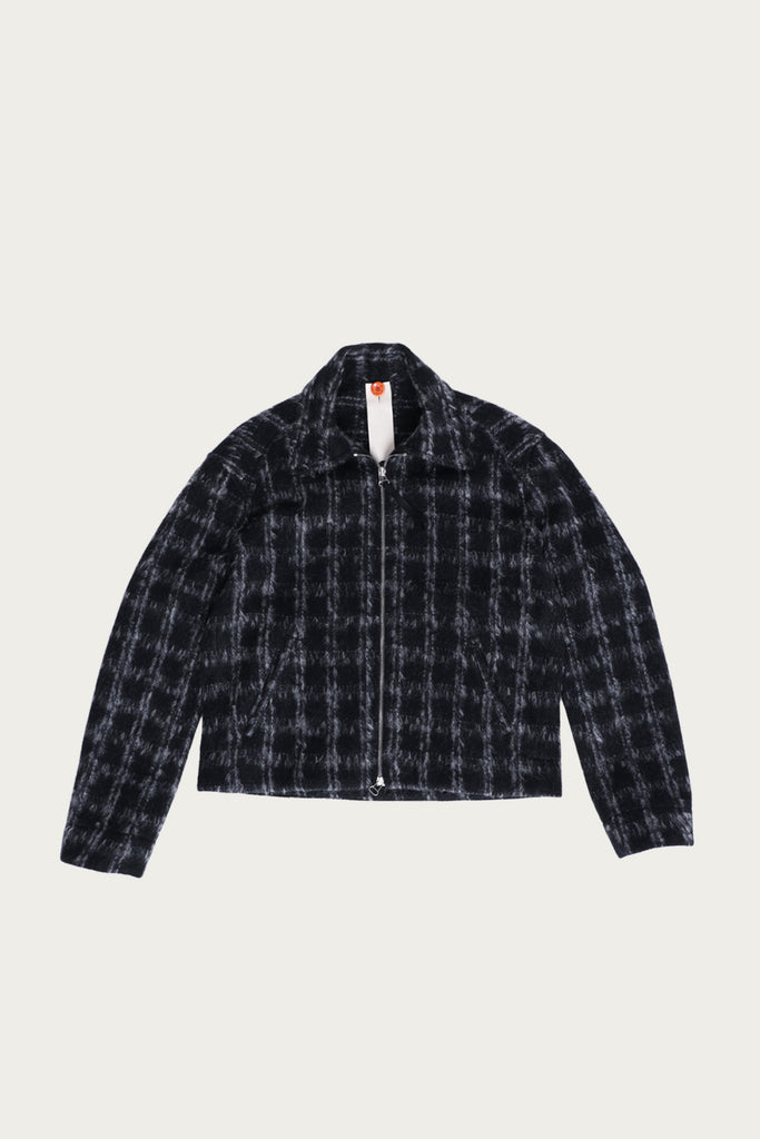 Bardo - Cropped Slow Jacket - Mohair Check - Canoe Club