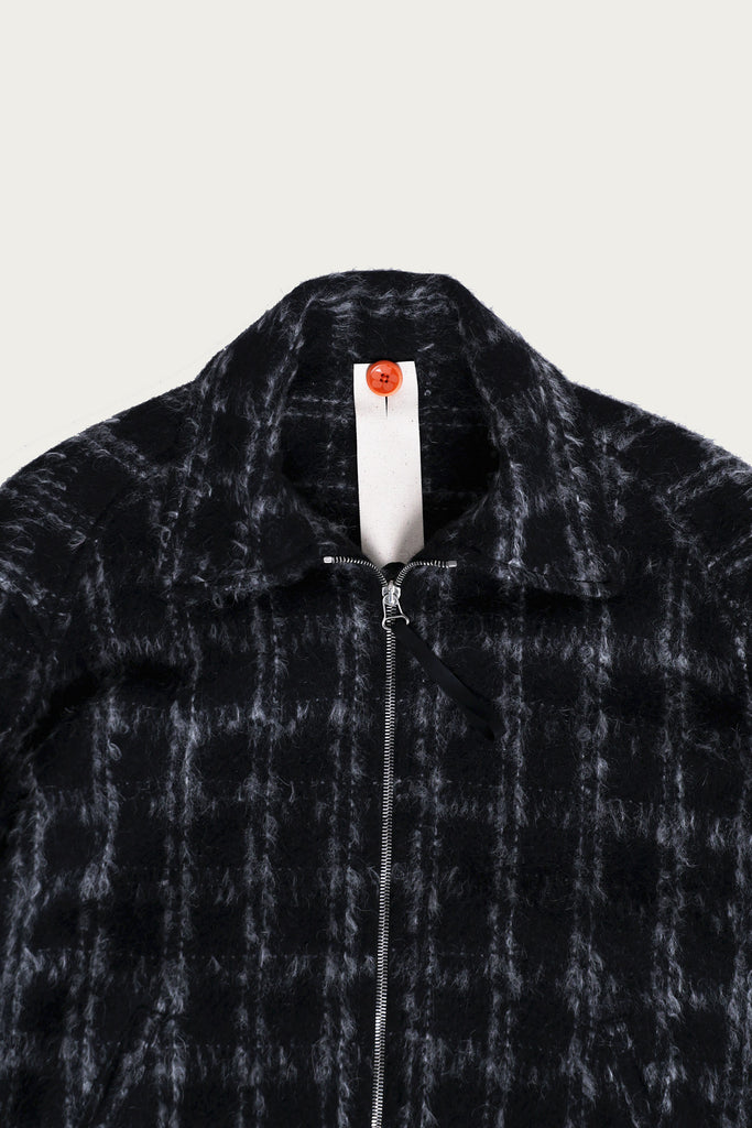 Bardo - Cropped Slow Jacket - Mohair Check - Canoe Club