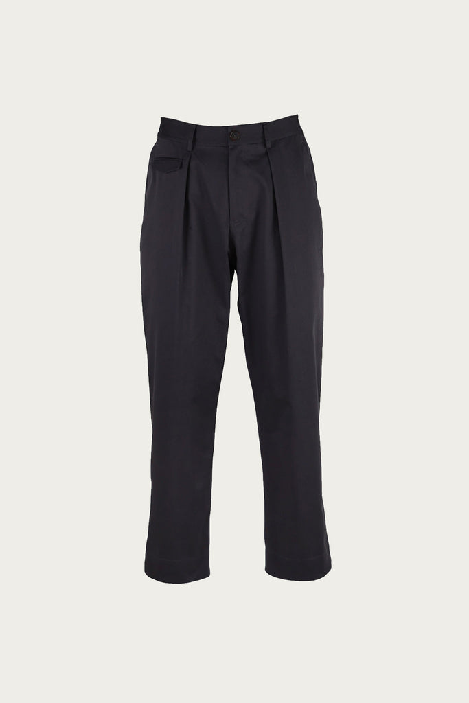 Bardo - Pleat Pant - Charcoal - Canoe Club