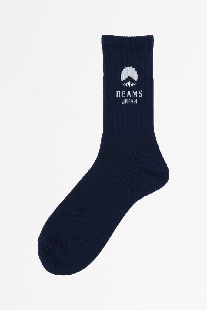 Beams Japan - Beams Logo Socks - Navy - Canoe Club