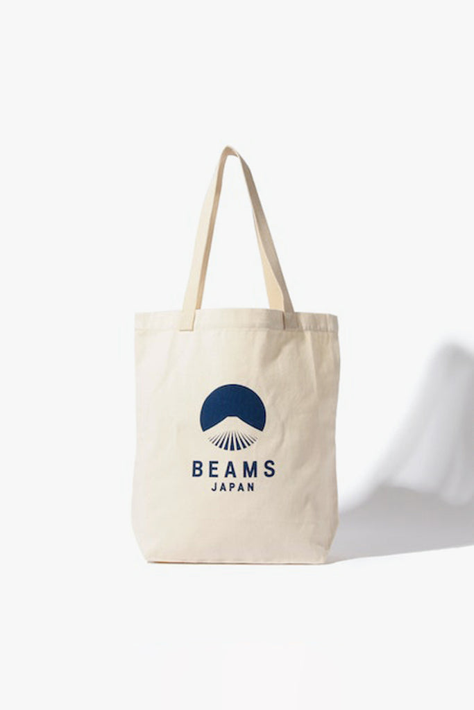 Beams Japan - Evergreen Works Tote Bag - White/Indigo - Canoe Club