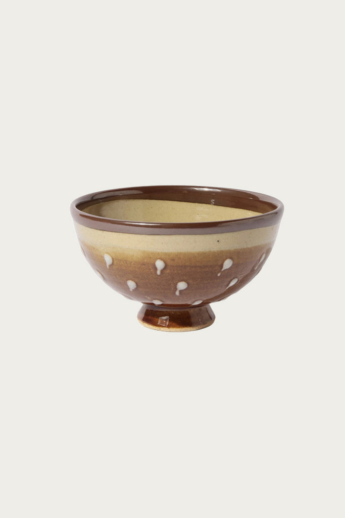 Beams Japan - Hamadagama x fennica Ceramic Bowl - Brown/White - Canoe Club