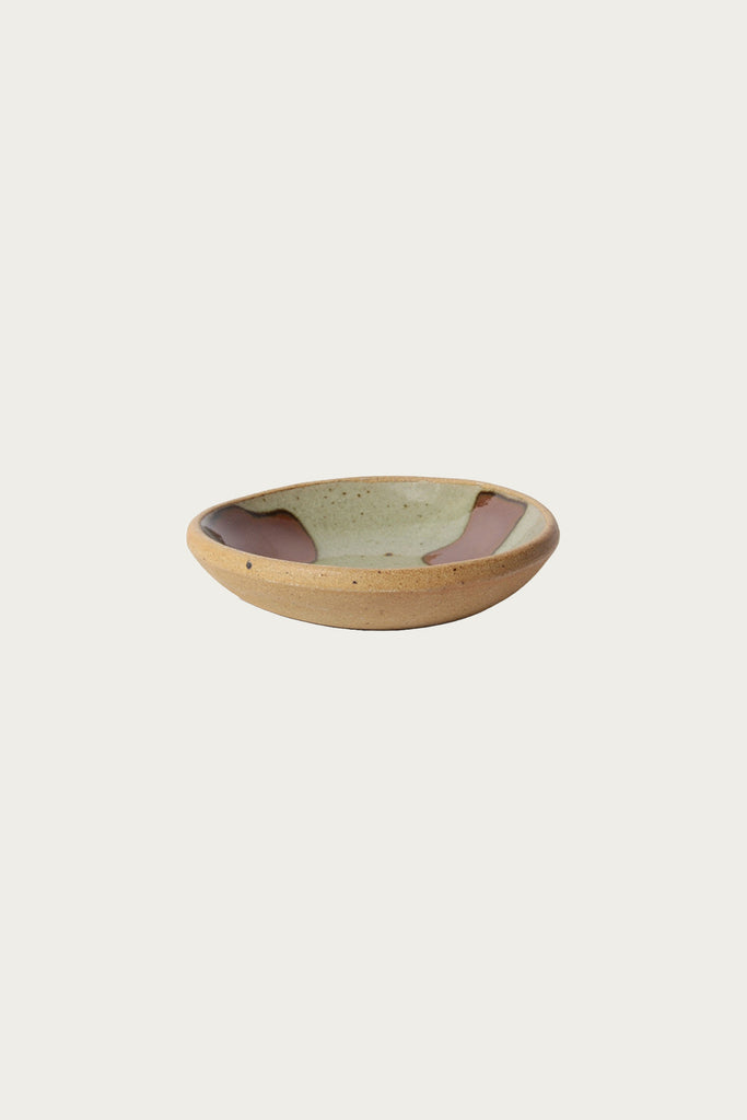 Beams Japan - Hamadagama Round Plate - White/Brown - Canoe Club