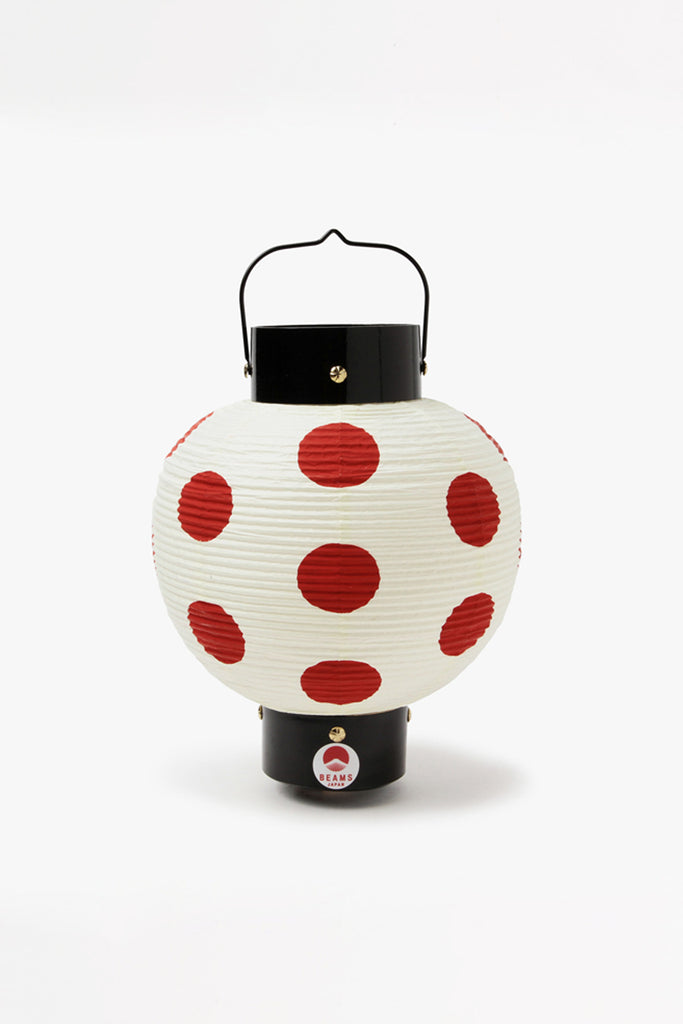 Beams Japan - Paper Lantern Polka Dots - Red - Canoe Club