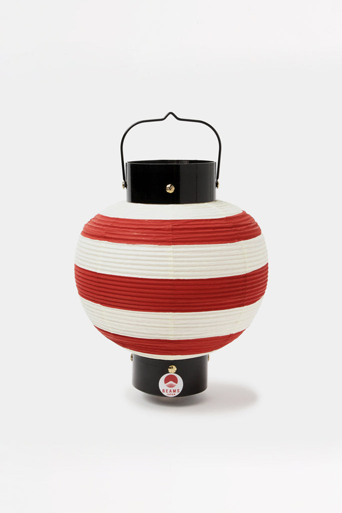 Beams Japan - Paper Lantern Striped - Red - Canoe Club