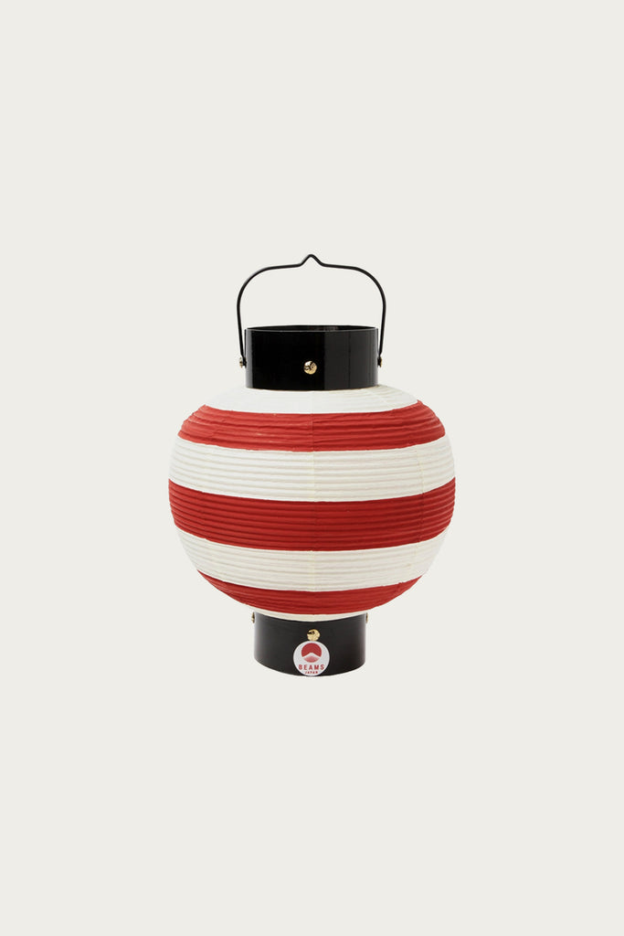 Beams Japan - Paper Lantern Striped - Red - Canoe Club