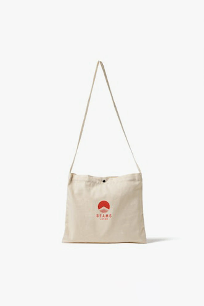 Beams Japan - Shoulder Bag - Natural/Red - Canoe Club