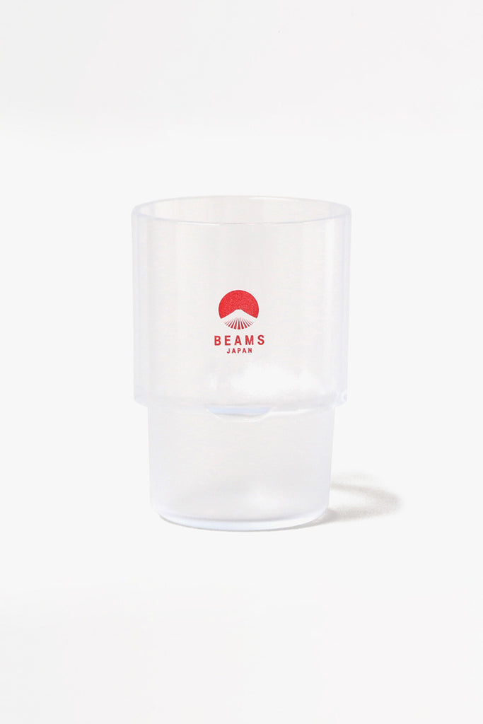 Beams Japan - Stacking Cup Clear - Clear/Red - Canoe Club