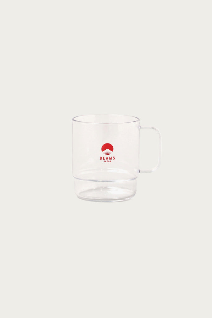 Beams Japan - Stacking Mug Clear - Clear/Red - Canoe Club