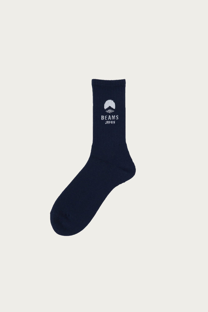 Beams Japan - Beams Logo Socks - Navy - Canoe Club