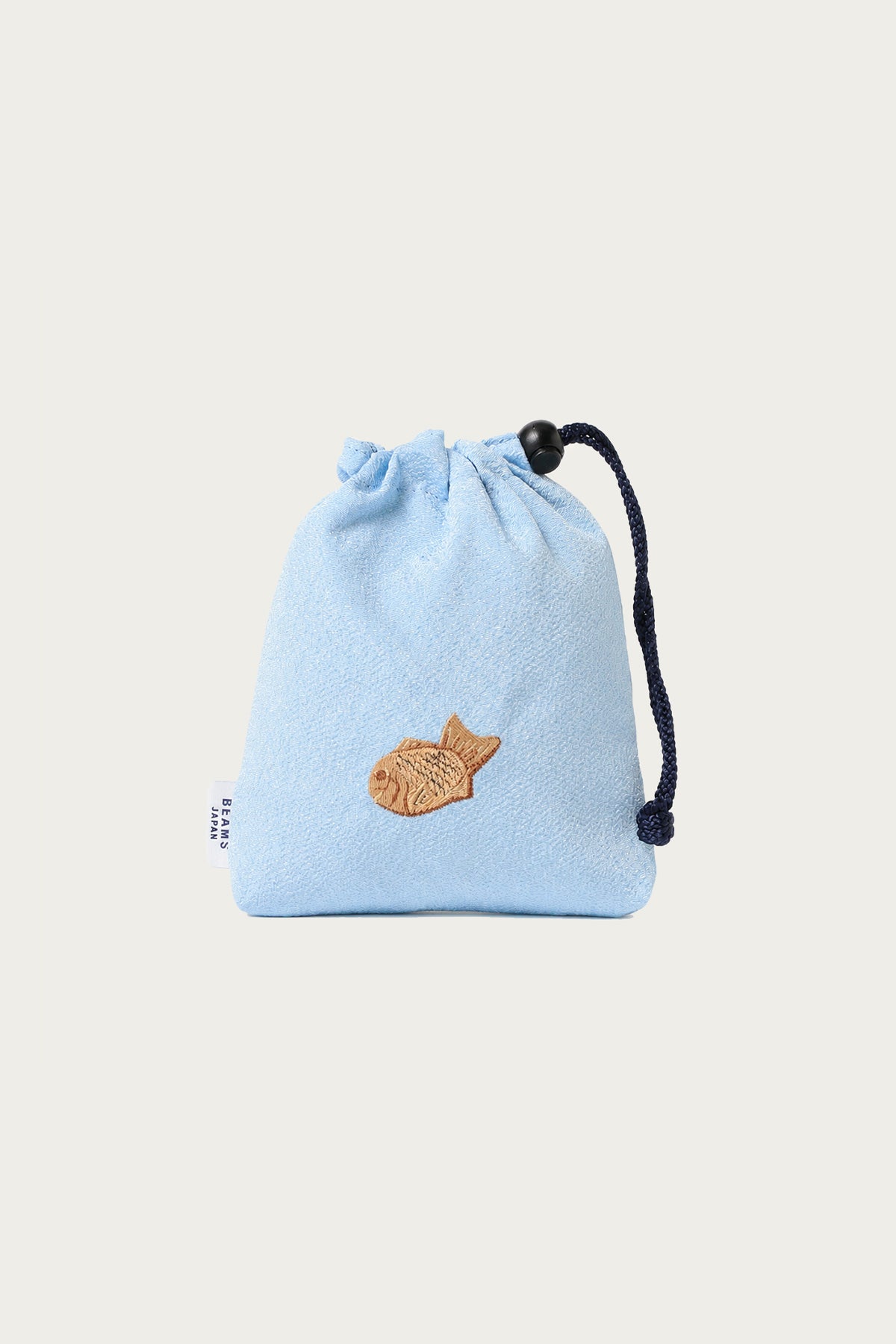 Beams Japan - Embroidered Drawstring Bag - Taiyaki - Canoe Club