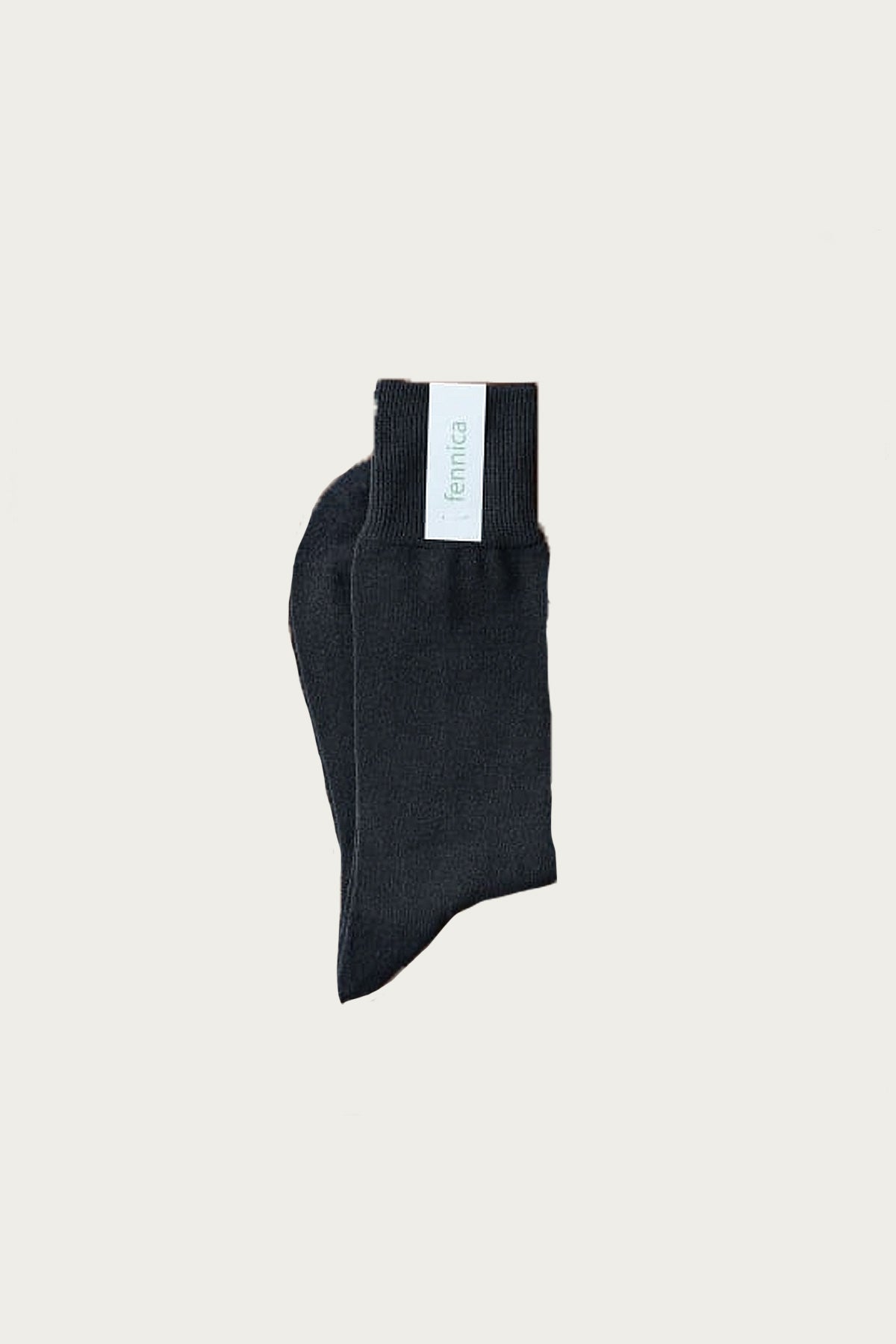 Beams Japan - fennica Paper Mix Socks - Charcoal Grey - Canoe Club