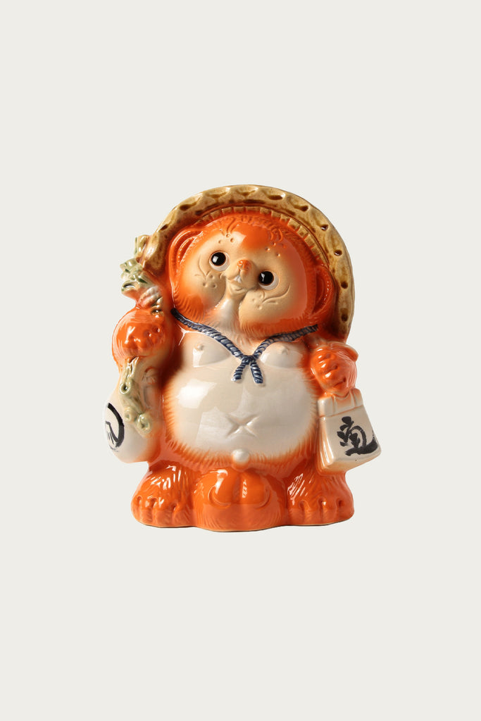 Beams Japan - Fortune Raccoon Dog (Large) - Orange - Canoe Club