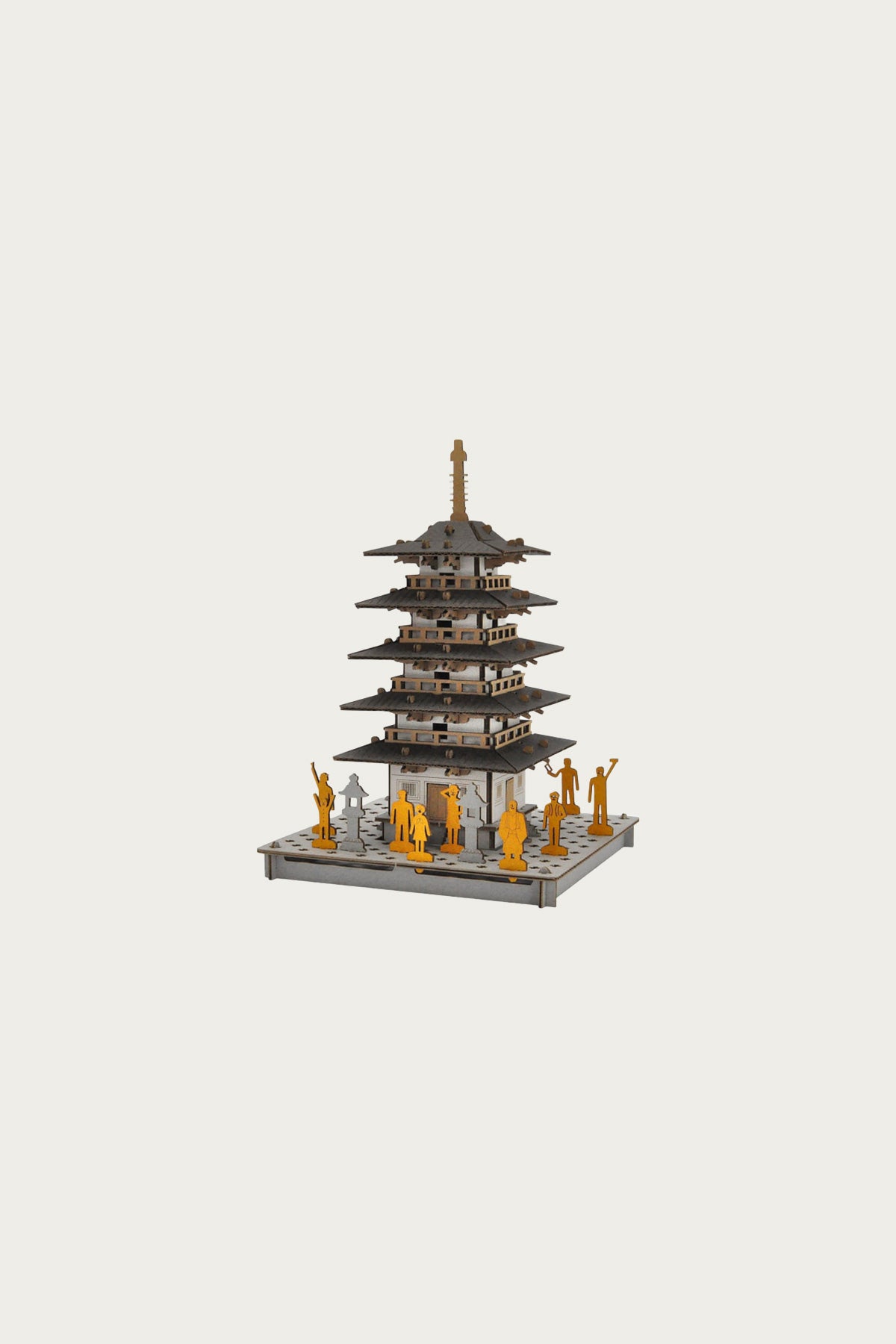 Beams Japan - hacomo PUSU PUSU Paper Craft - The Five-Story Pagoda - Canoe Club