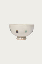 Beams Japan - Hamadagama x fennica Ceramic Bowl - Blue/Brown Dots - Canoe Club