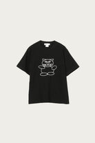 Beams Japan - Himma Cat Tee - Black - Canoe Club