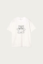 Beams Japan - Himma Cat Tee - White - Canoe Club