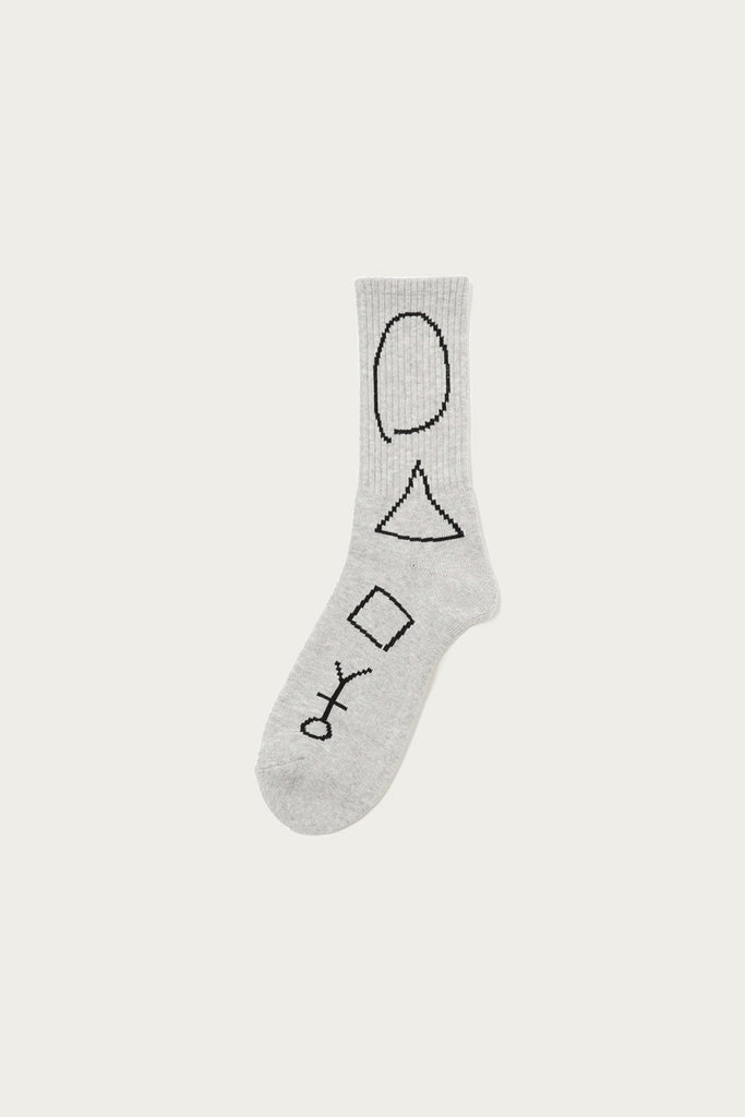 Beams Japan - Himma x Tokyo Cultuart by Beams Socks - Grey - Canoe Club