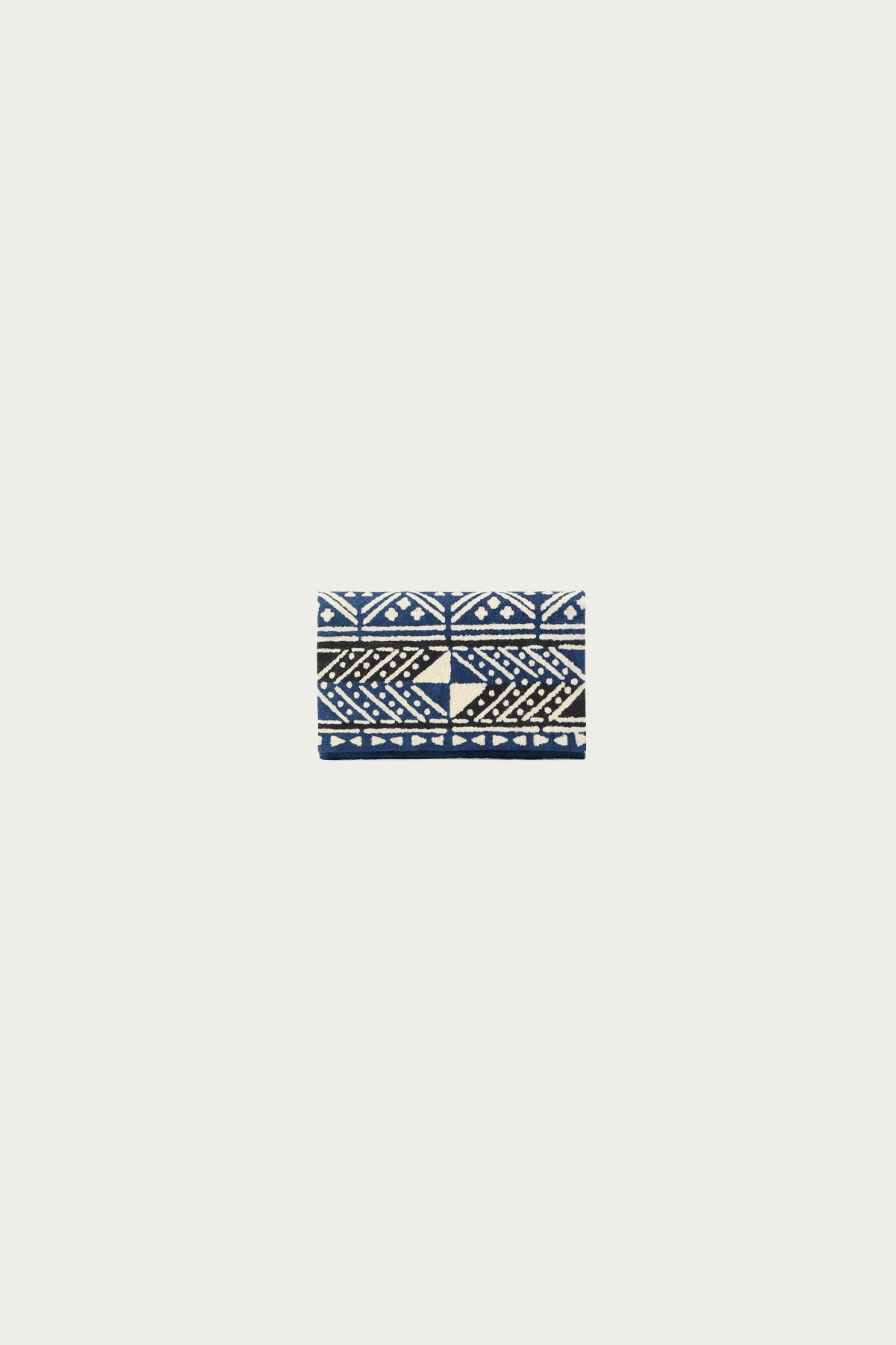 Beams Japan - Keijusha Card Case - Blue Geometry - Canoe Club
