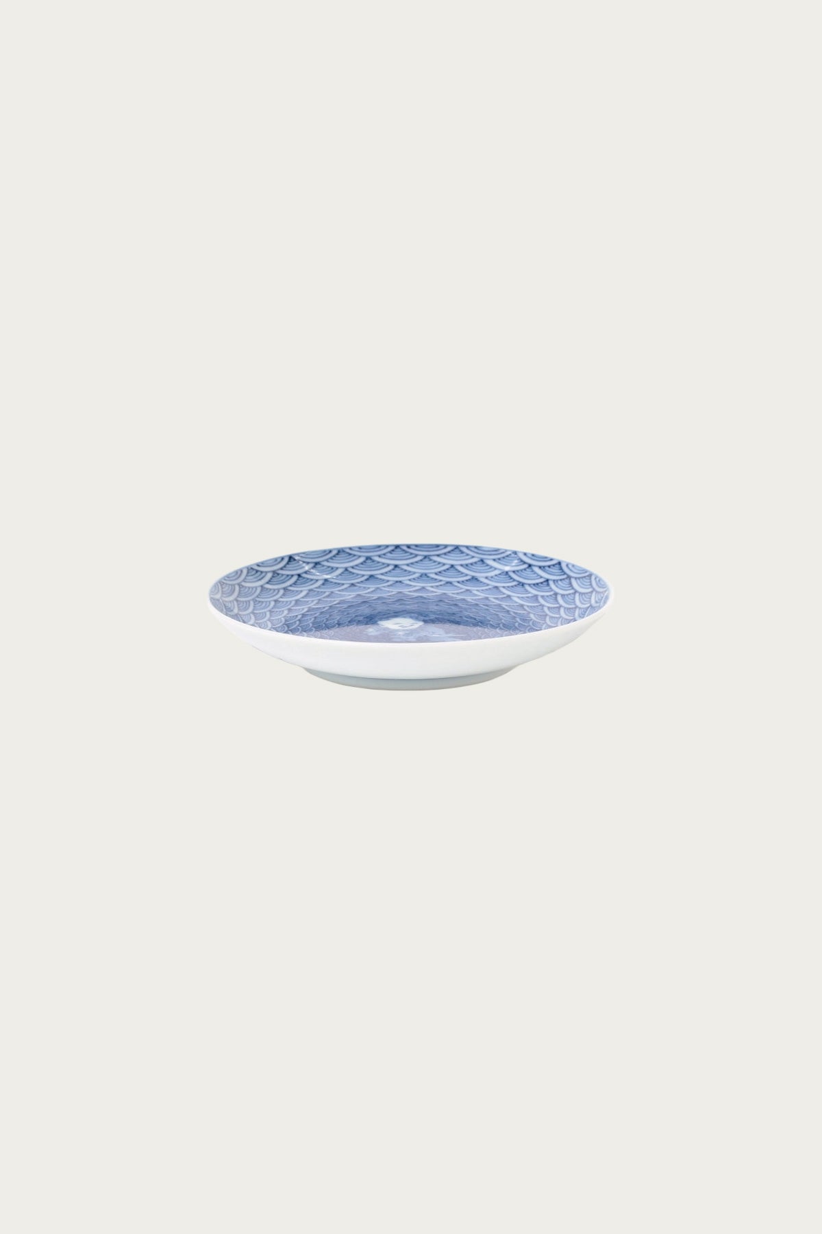 Beams Japan - Mikawachi Ware Seigaiha Pattern Small Dish - Canoe Club