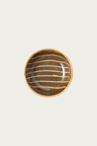 Beams Japan - Nanao Yoshihiro Mini Bowl Stripe - Brown/White Stripe - Canoe Club