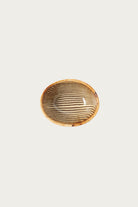 Beams Japan - Nanao Yoshihiro Oval Bowl - Tan/Brown Stripe - Canoe Club