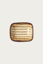 Beams Japan - Nanao Yoshihiro Square Bowl Stripe - Tan/Brown Stripe - Canoe Club