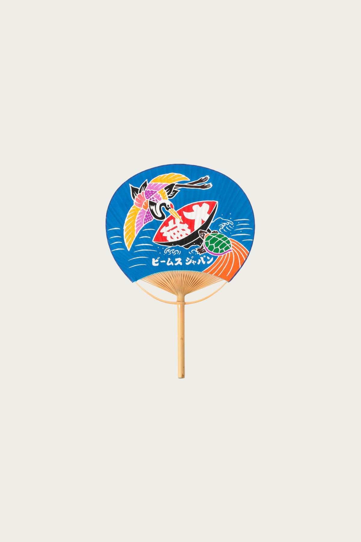 Beams Japan - Nukagaya Dye Works x Beams Japan Fan - Crane & Turtle - Canoe Club