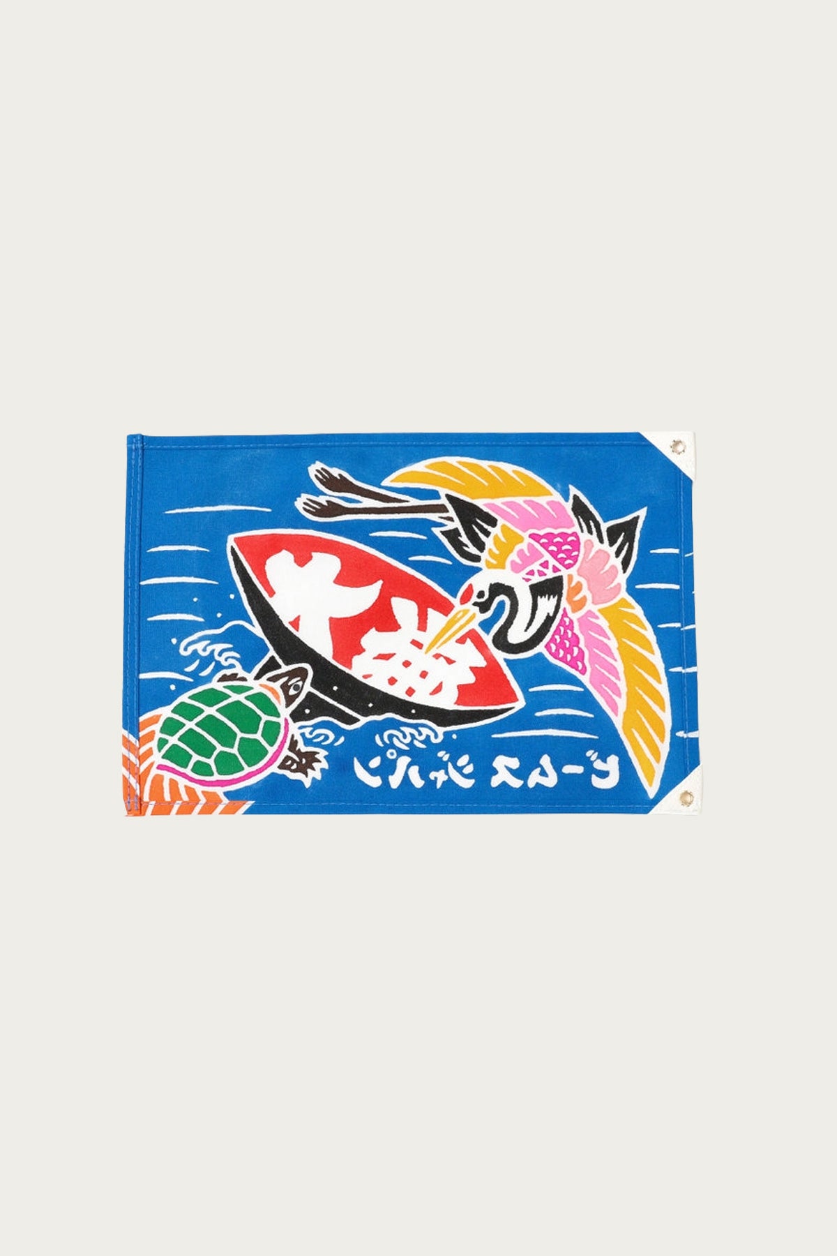 Beams Japan - Nukagaya Dye Works x Beams Japan Mini Tairyo Flag - Crane & Turle - Canoe Club