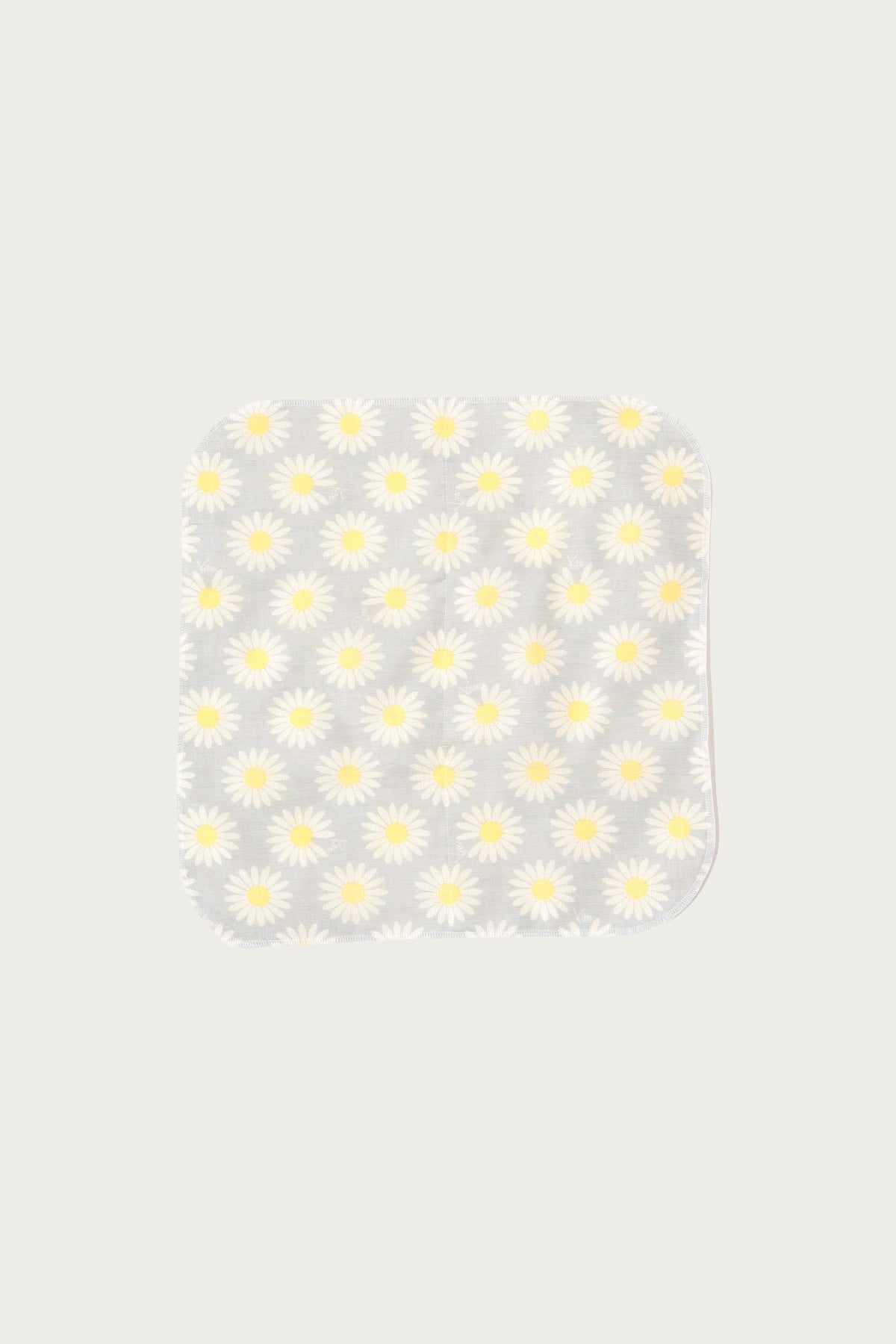 Beams Japan - Shirayuki Fukin x fennica Handkerchief - Paris Daisy (Grey) - Canoe Club