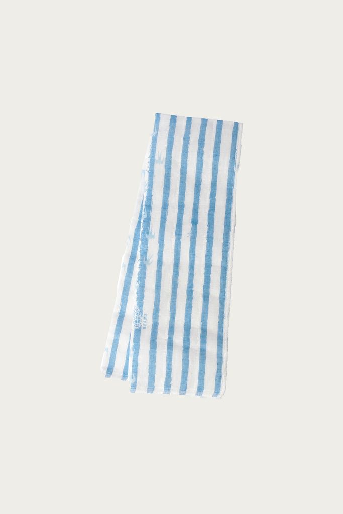 Beams Japan - Shirayuki Fukin x fennica Tenugui Towel - Blue - Canoe Club