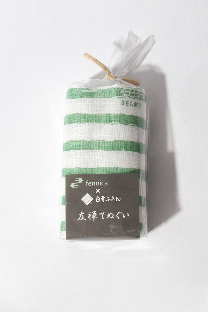 Beams Japan - Shirayuki Fukin x fennica Tenugui Towel - Green - Canoe Club