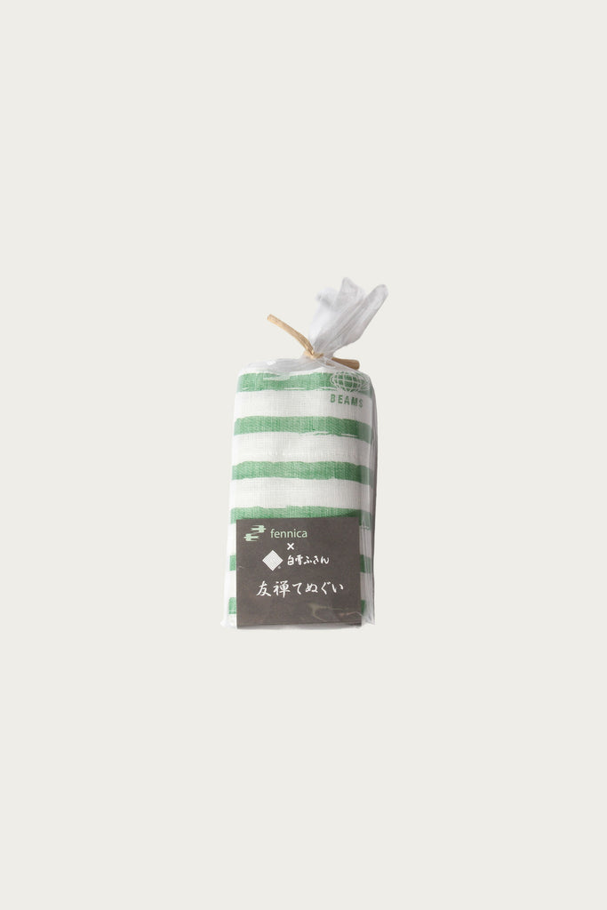 Beams Japan - Shirayuki Fukin x fennica Tenugui Towel - Green - Canoe Club