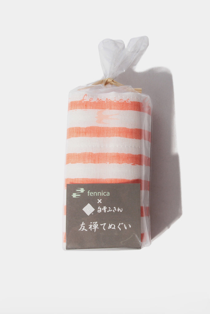 Beams Japan - Shirayuki Fukin x fennica Tenugui Towel - Orange - Canoe Club