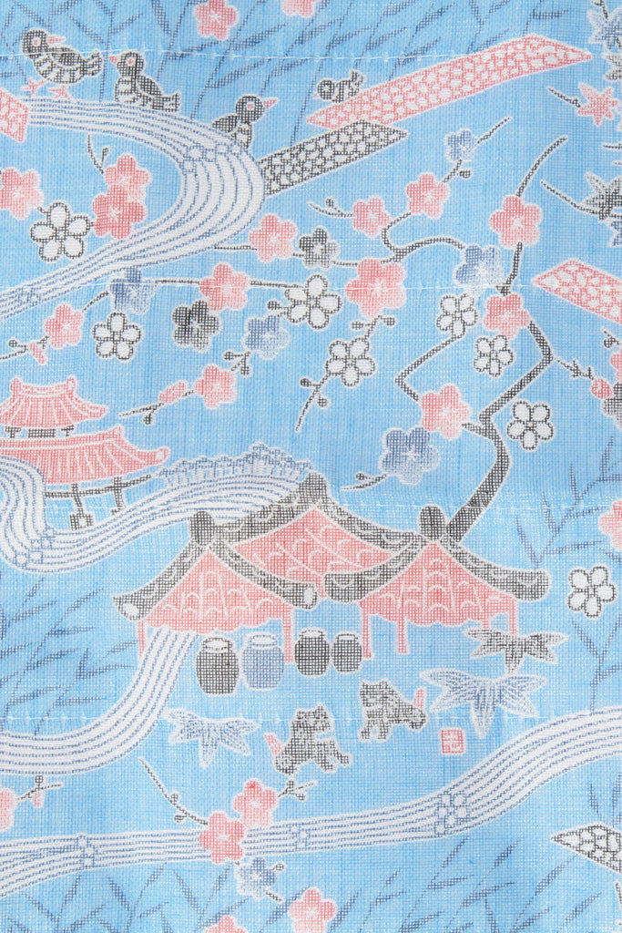 Beams Japan - Shirayuki Tenugui Towel - Blue - Canoe Club