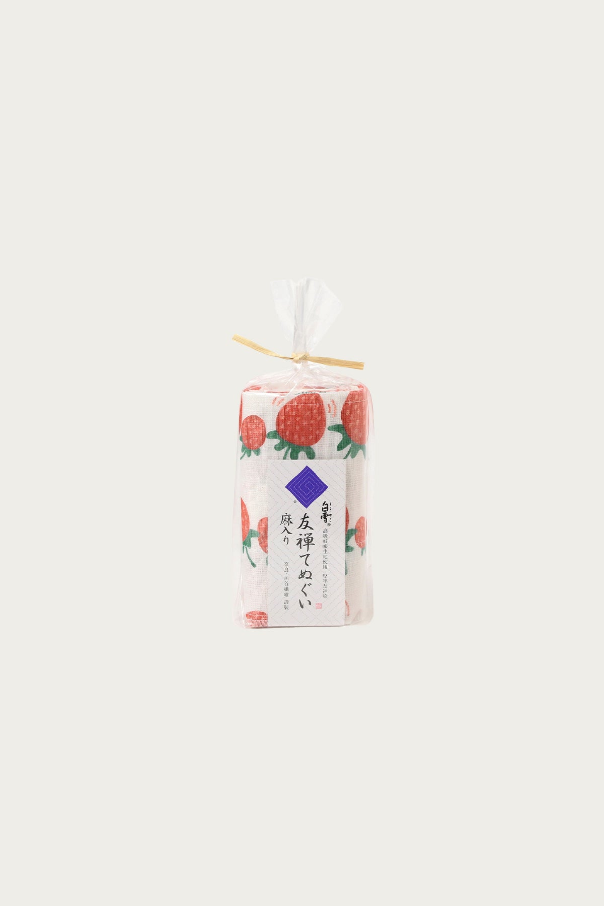 Beams Japan - Shirayuki Tenugui Towel - Strawberry - Canoe Club