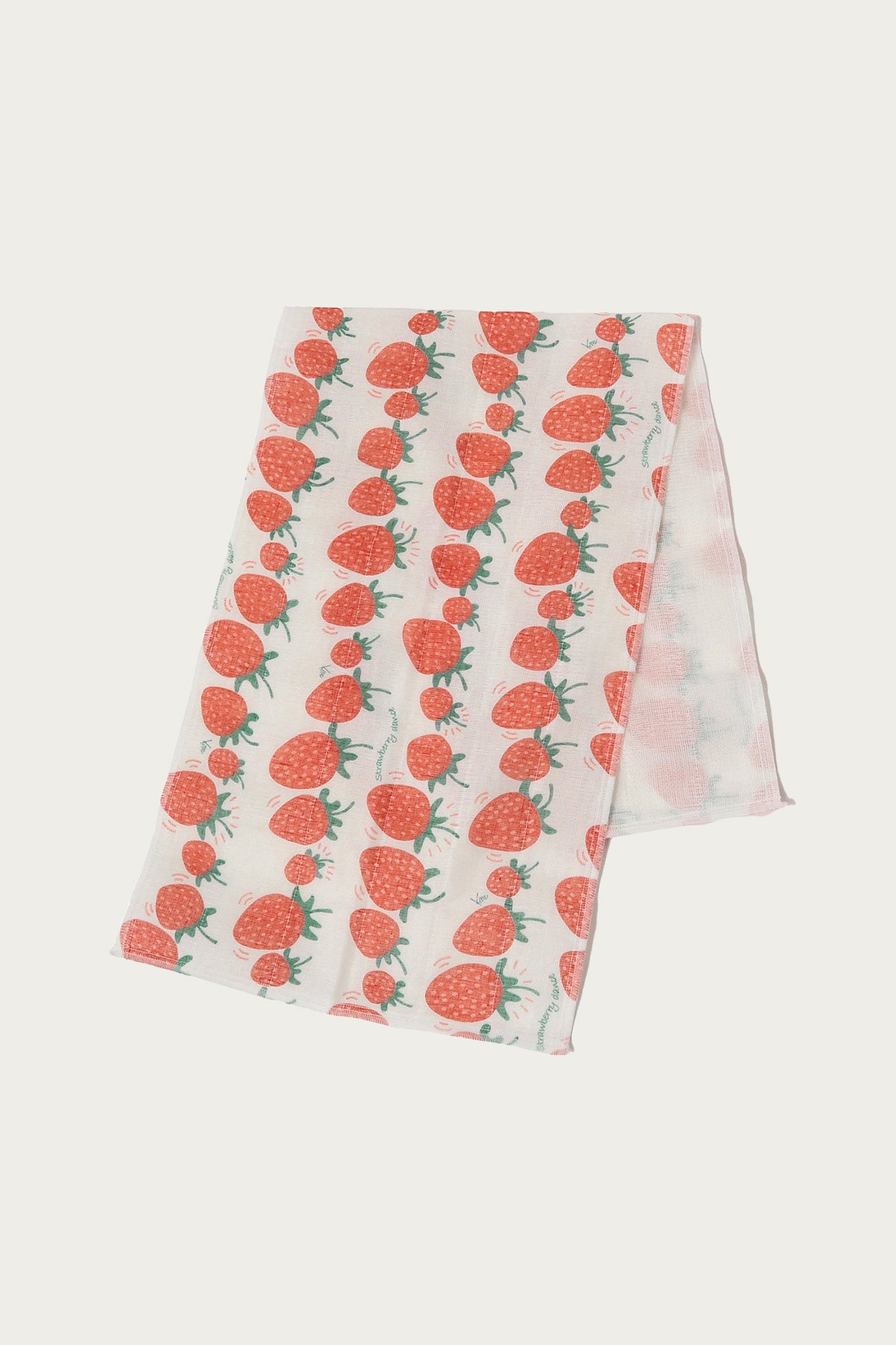 Beams Japan - Shirayuki Tenugui Towel - Strawberry - Canoe Club