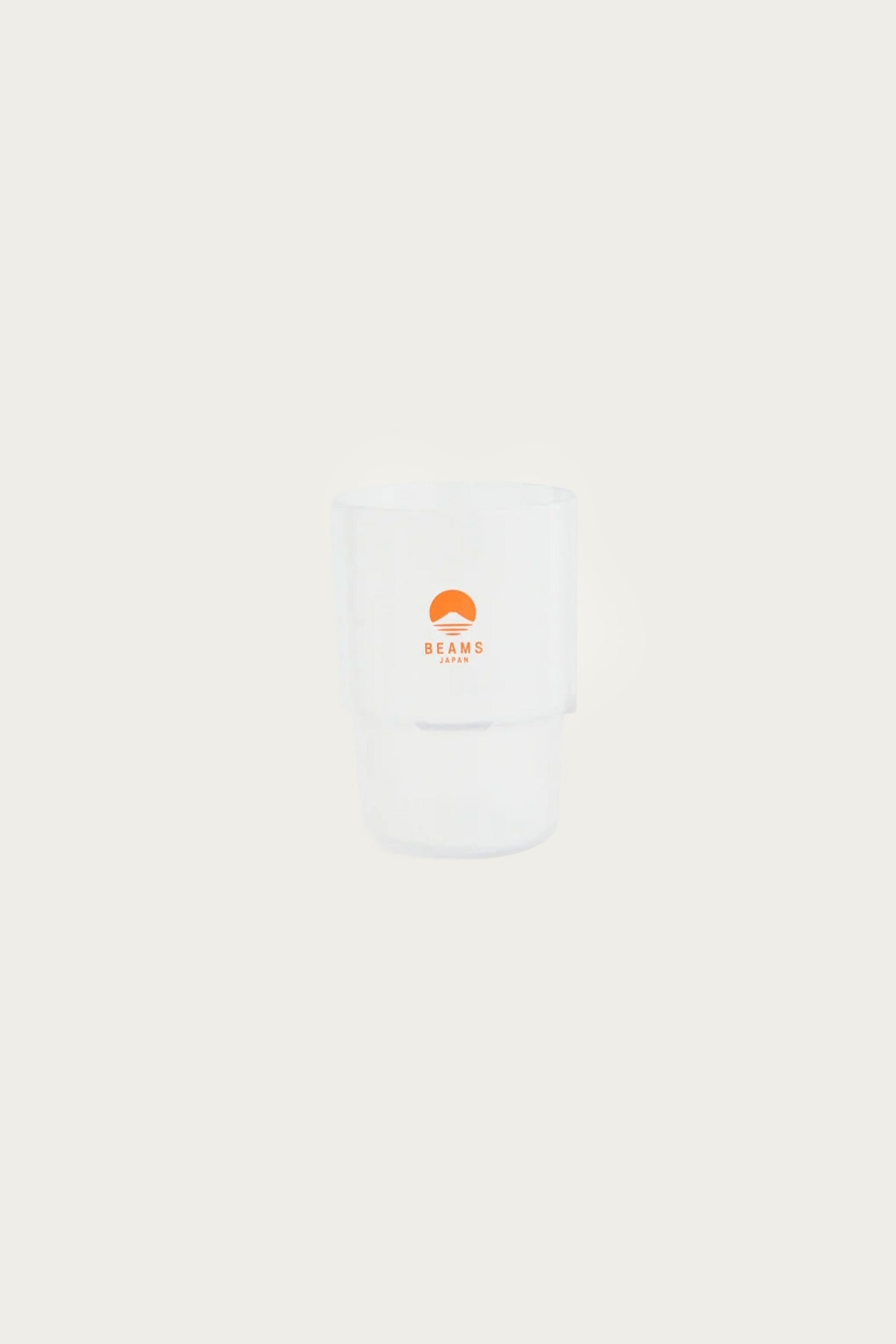 Beams Japan - Stacking Cup Clear - Clear/Orange - Canoe Club