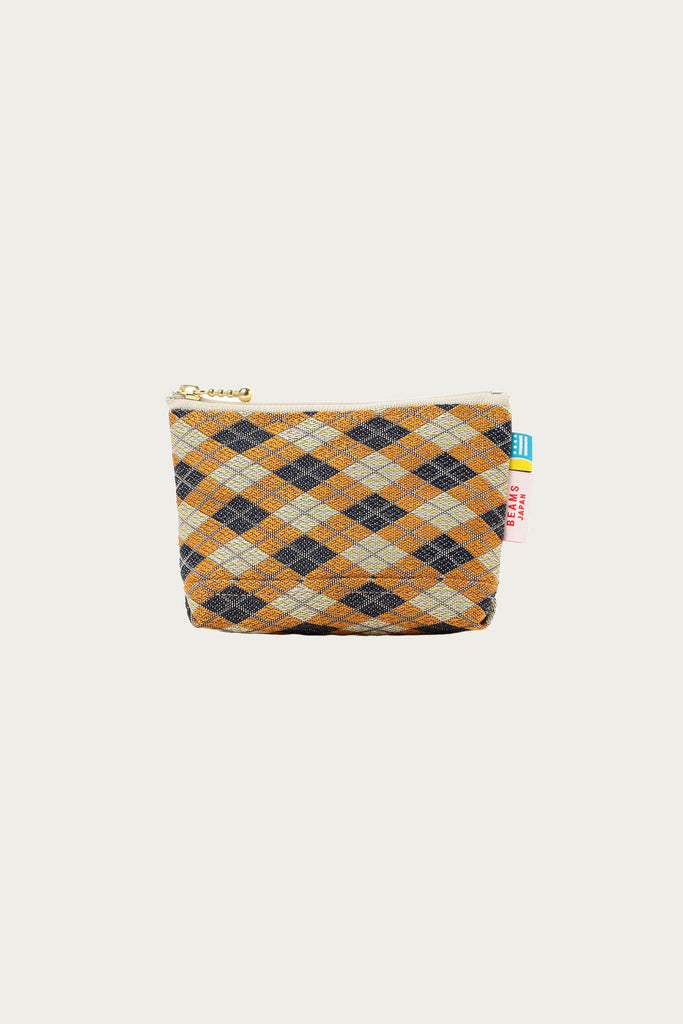 Beams Japan - Takata x Beams Japan Flat Tatami Pouch - Argyle - Canoe Club