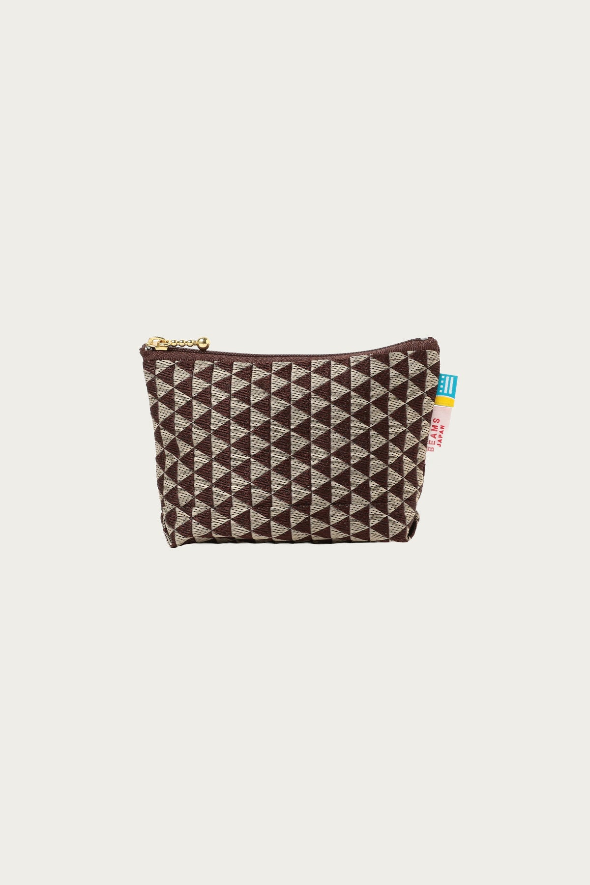Beams Japan - Takata x Beams Japan Flat Tatami Pouch - Brown/White - Canoe Club