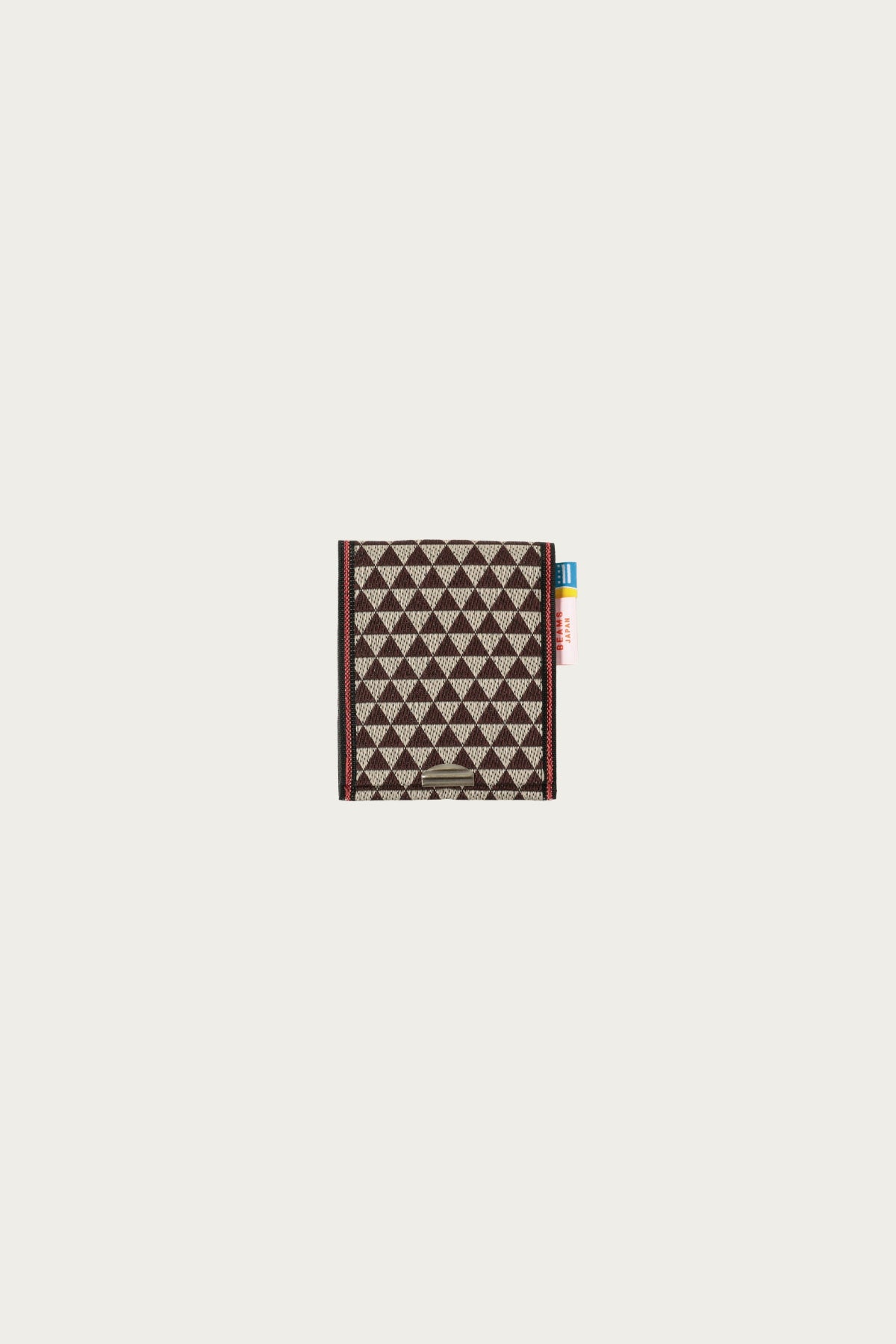 Beams Japan - Takata x Beams Japan Tatami Coin Purse - Brown x White - Canoe Club