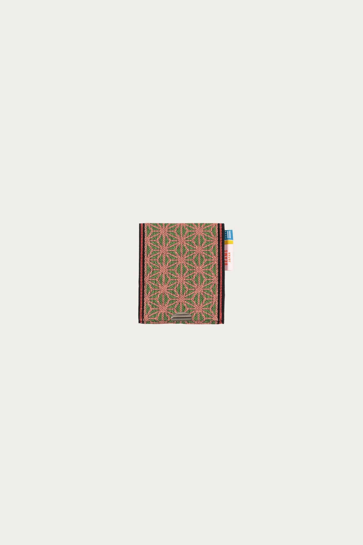 Beams Japan - Takata x Beams Japan Tatami Coin Purse - Pink x Green - Canoe Club