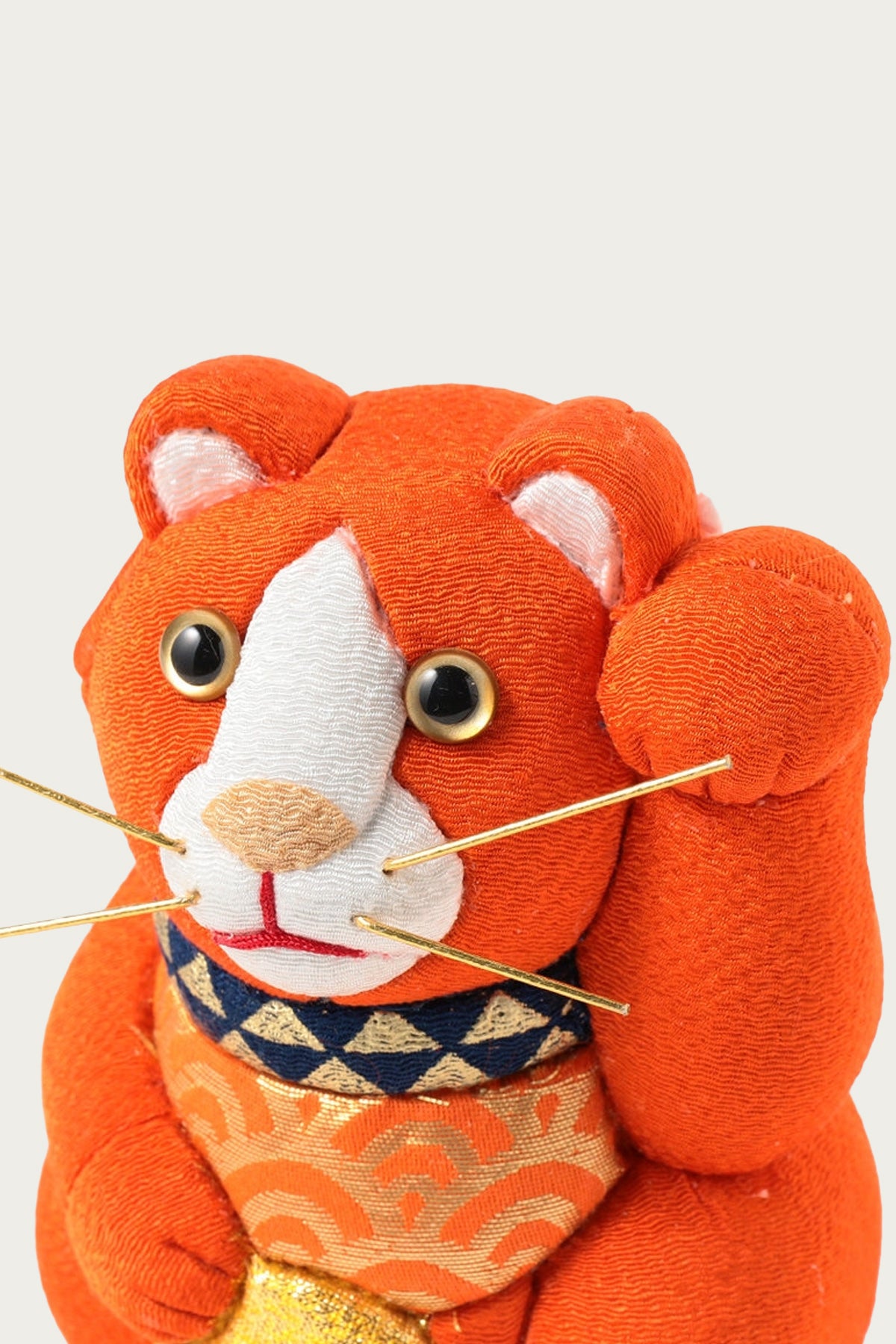 Beams Japan - Wooden Doll Fortune Cat - Orange - Canoe Club