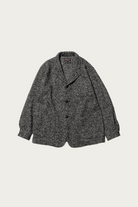 Beams Plus - 4B Cuffs Jacket Herringbone - Black - Canoe Club